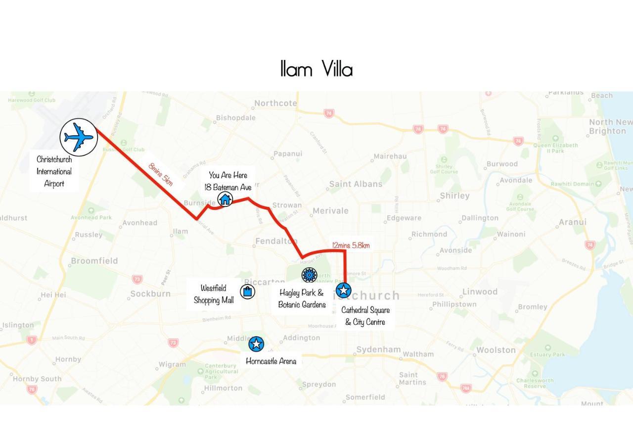 Ilam Villa - Christchurch Holiday Homes Luaran gambar